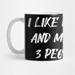 I Like Cats and Maybe 3 People Mug